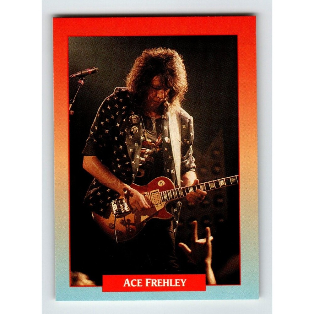 Rockcards Ace Frehley 1991 Brockum 30 Music Non-Sport Card